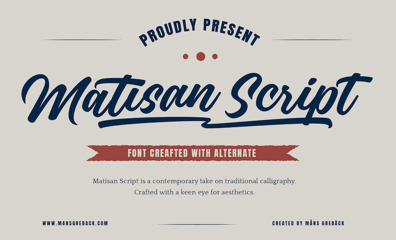Matisan Script Font