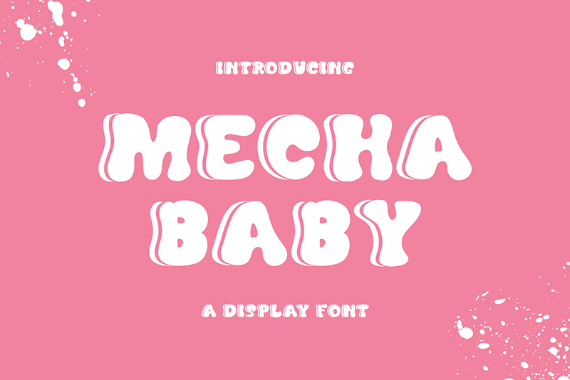 Mecha Baby Font