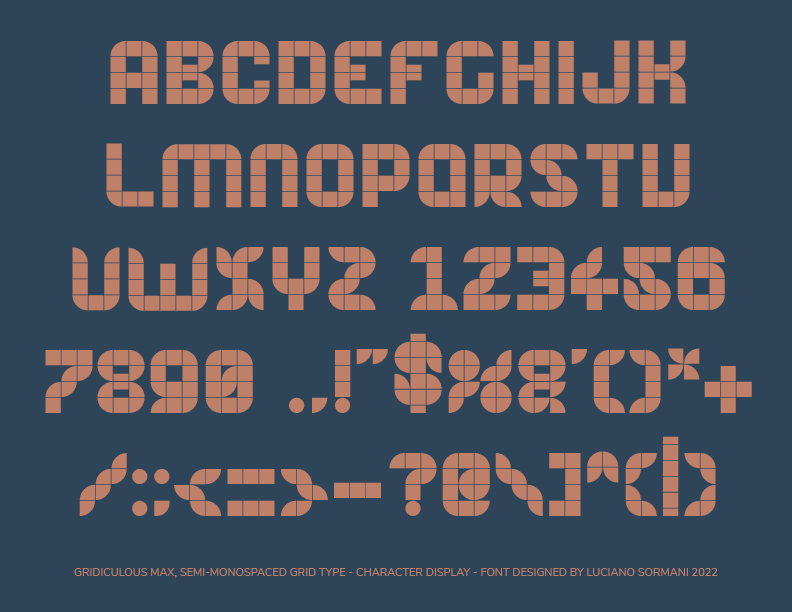 Gridiculous Max Font
