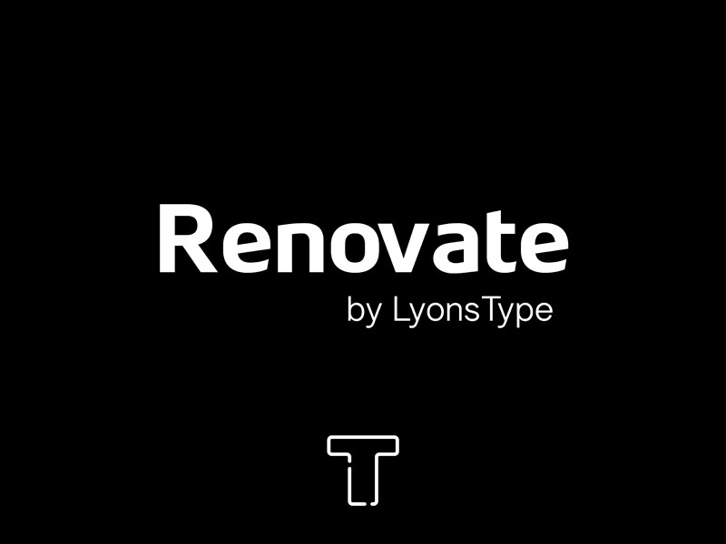 LT Renovate Font