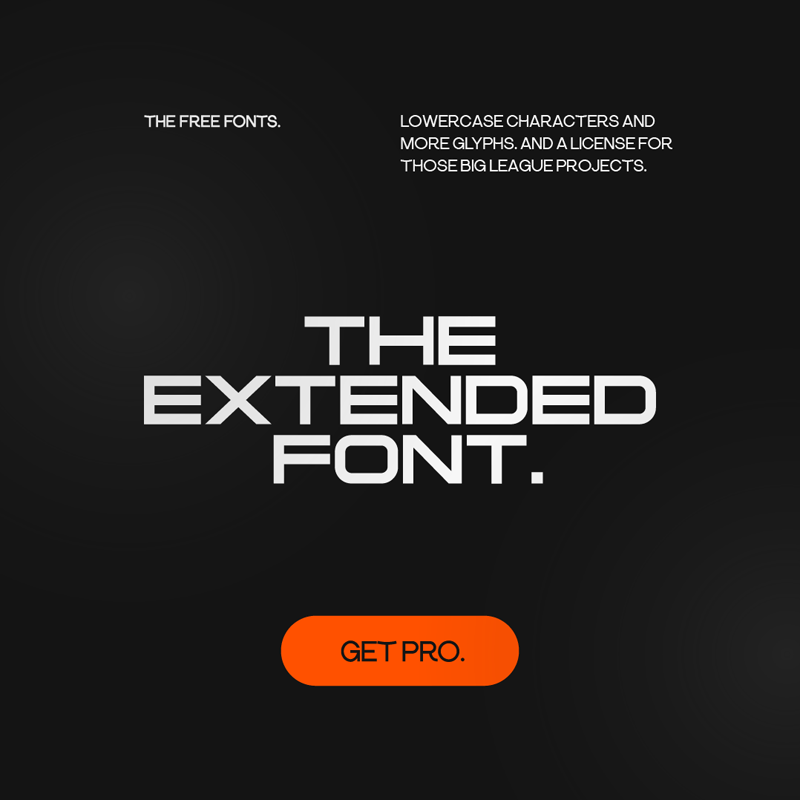 The Extended Font Font