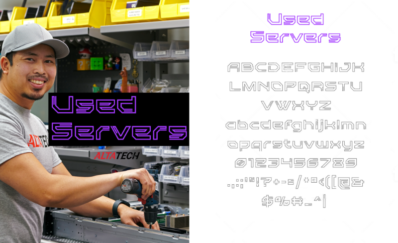 Used Servers Font