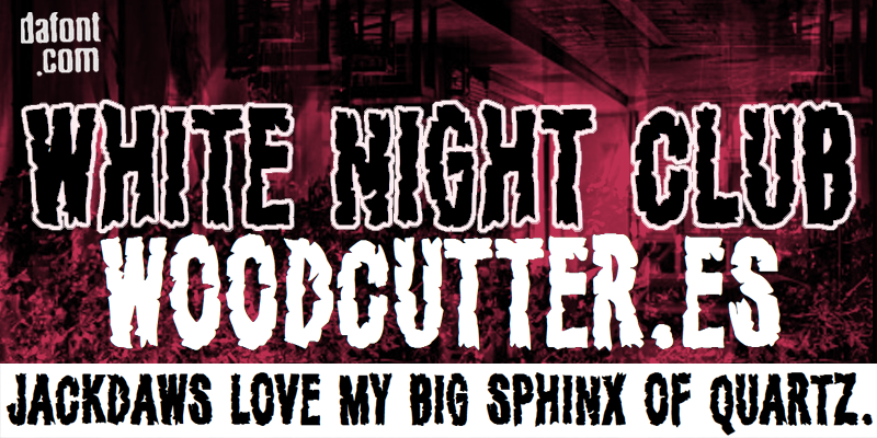 White Night Club Font