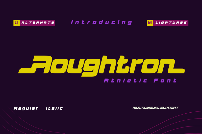 Aougtron Font