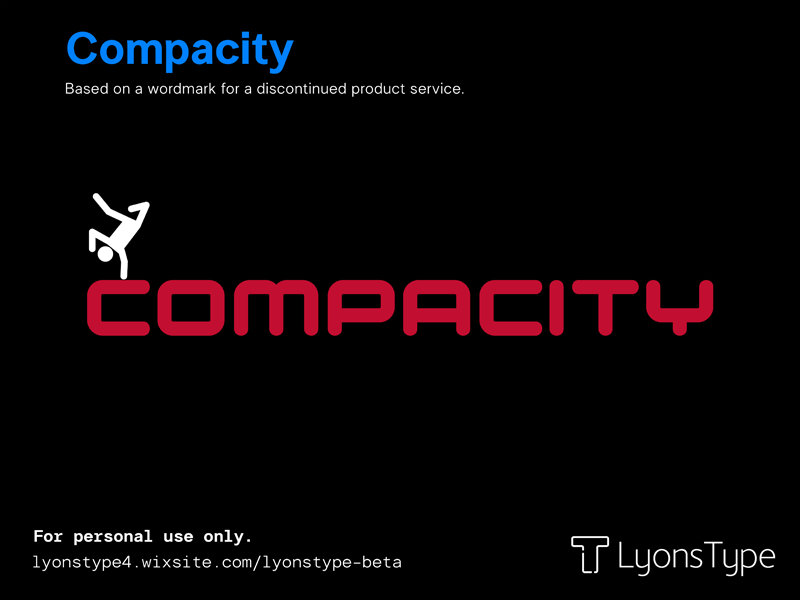 Compacity Font