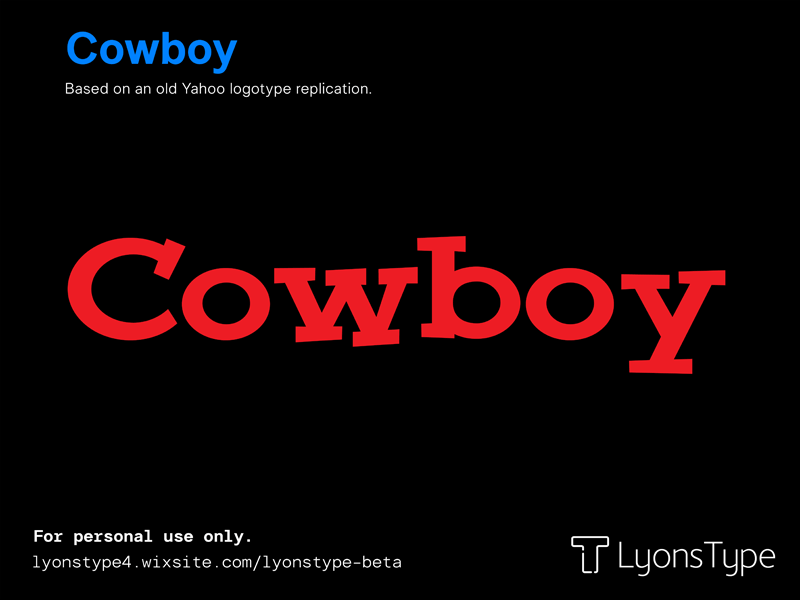 Cowboy Font