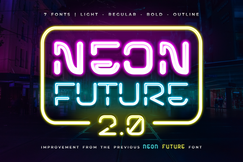 Neon Future 2.0 Font