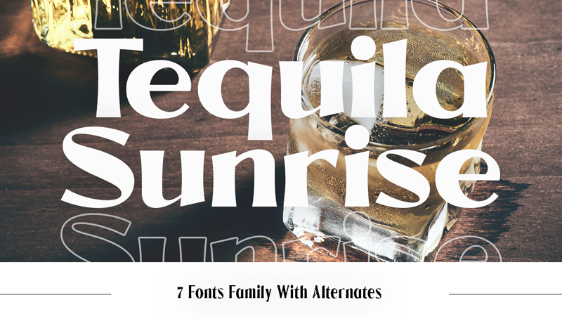 Tequila Sunrise Font