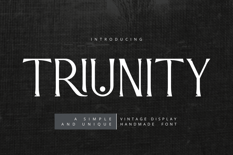 Triunity Font