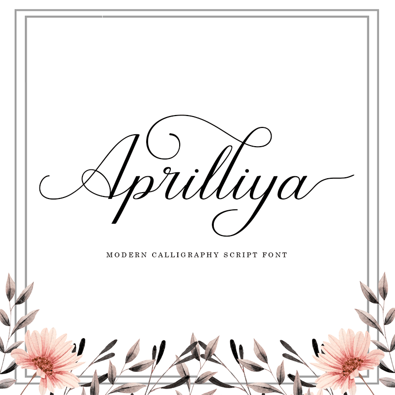 Aprilliya Script Font