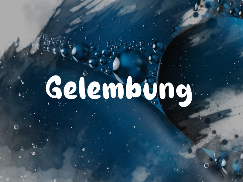 g Gelembung Font