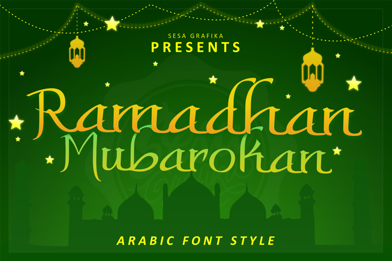 Ramadhan Mubarokan Font