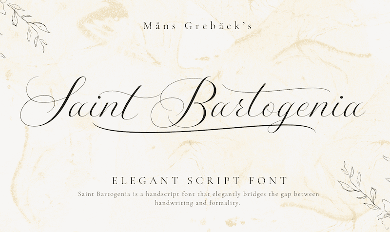 Saint Bartogenia Font