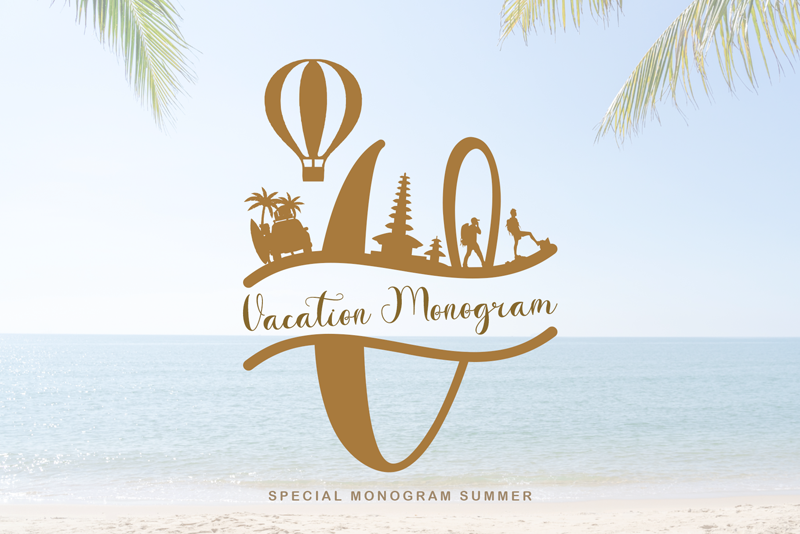 Vacation Monogram Font