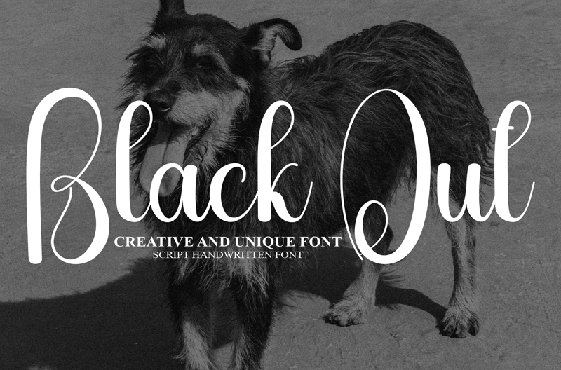 Black Out Font