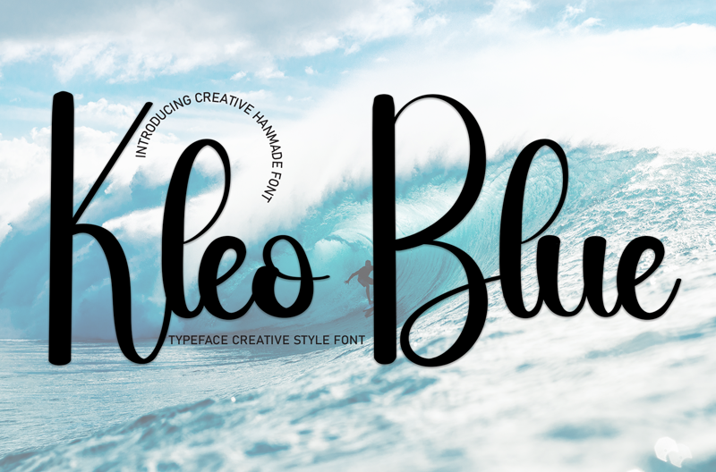 Kleo Blue Font
