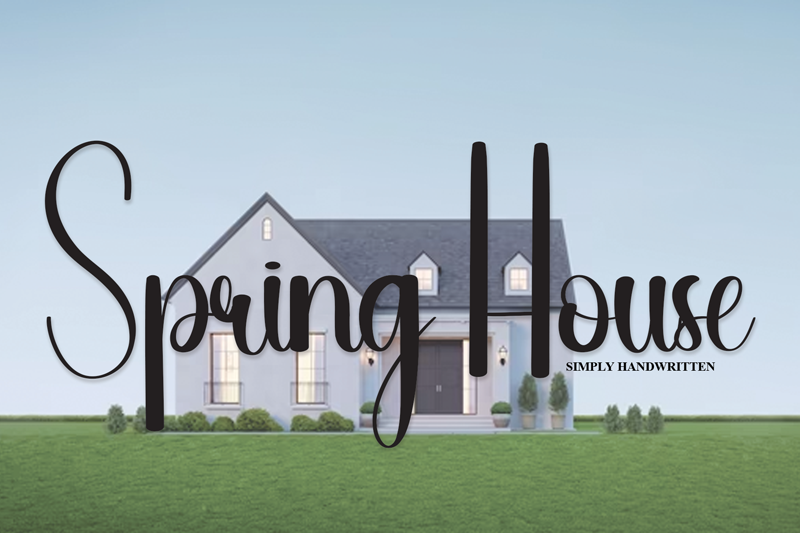 Spring House Font