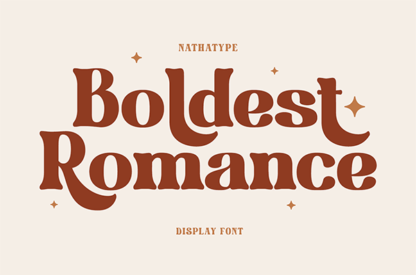 Boldest Romance Font