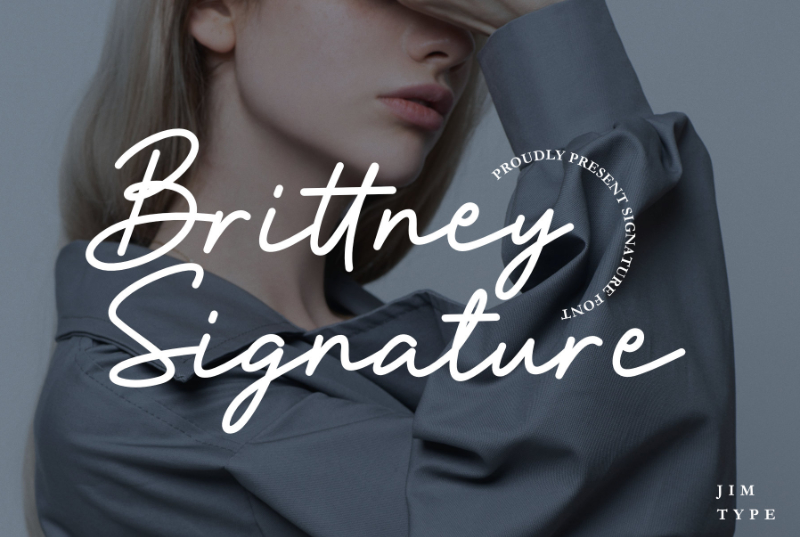 Brittney Signature Font