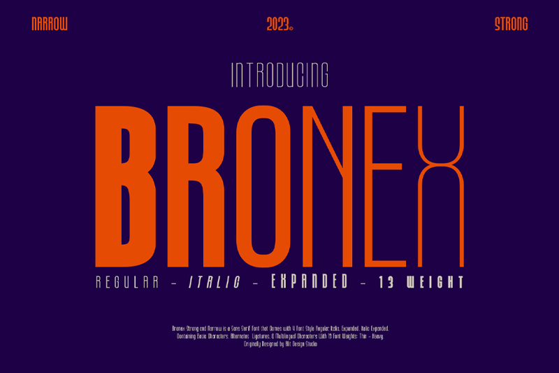Bronex Font