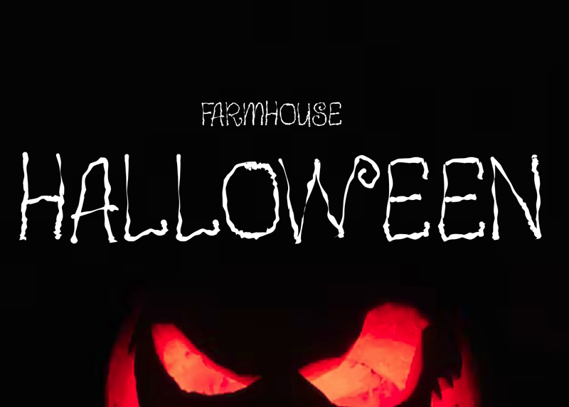 Farmhouse Halloween Font