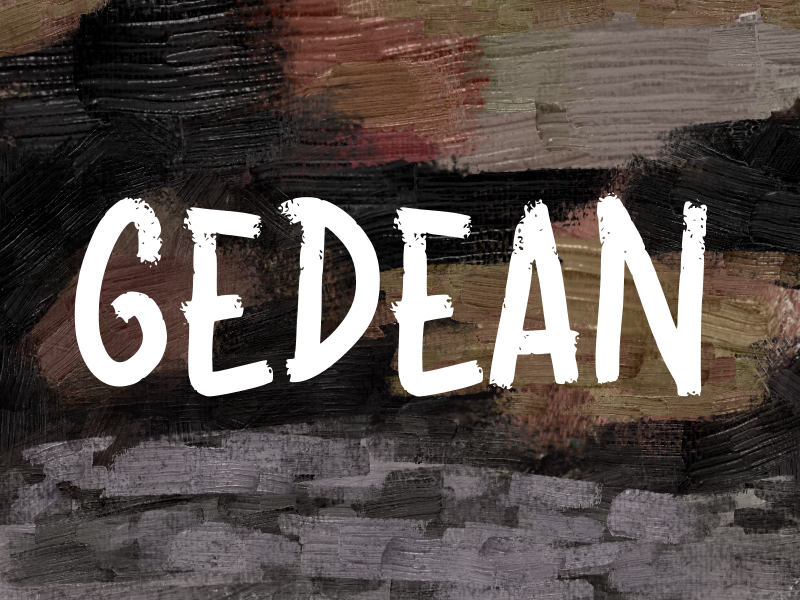 g Gedean Font