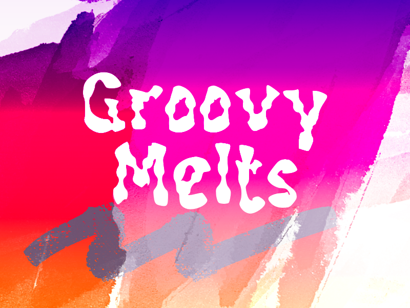 g Groovy Melts Font