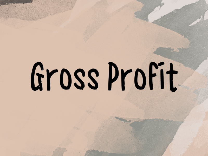 g Gross Profit Font