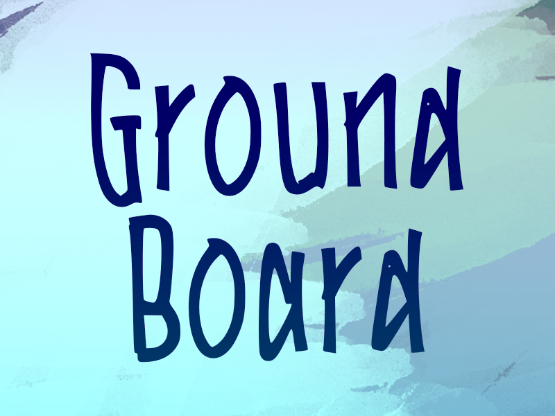 g Ground Board Font