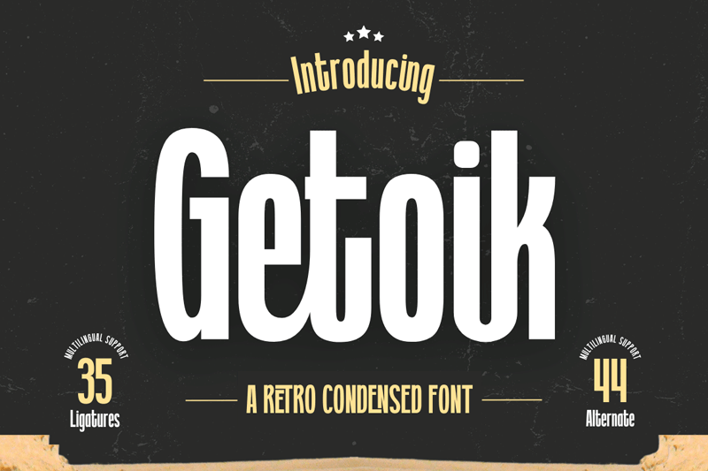 Getoik Font