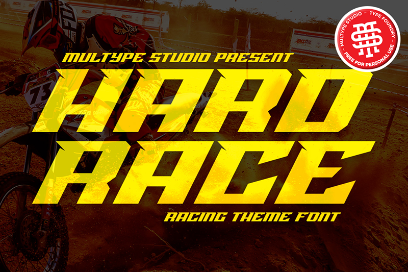 Hard Race Font