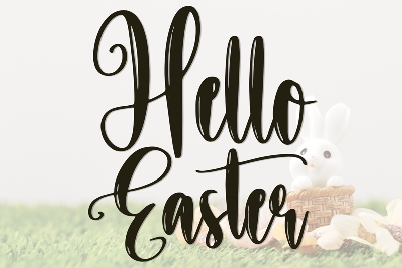Hello Easter Font