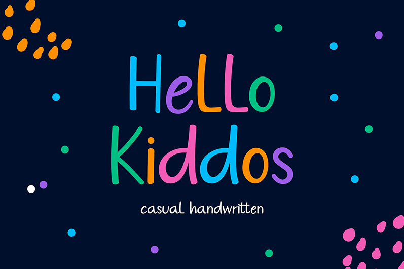 Hello Kiddos Font