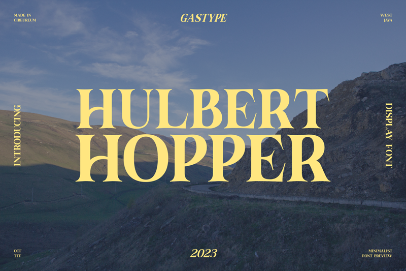 Hulbert Hopper Display Font