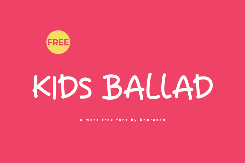 Kids Ballad Font