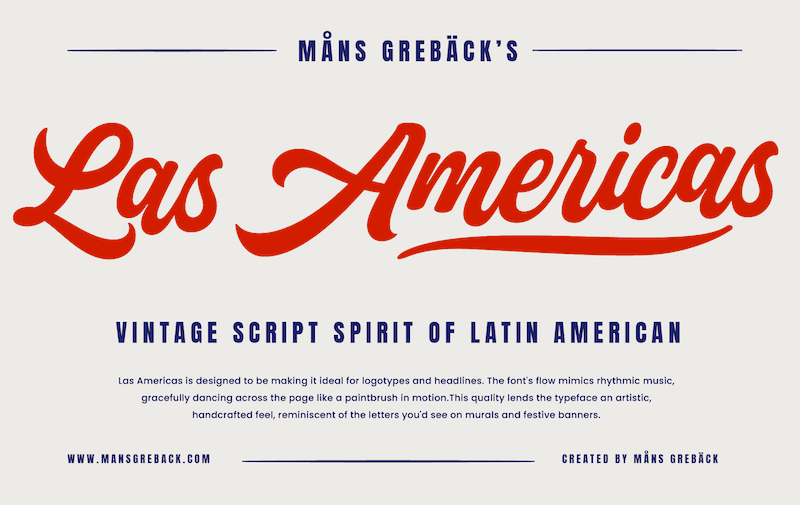 Las Americas Font