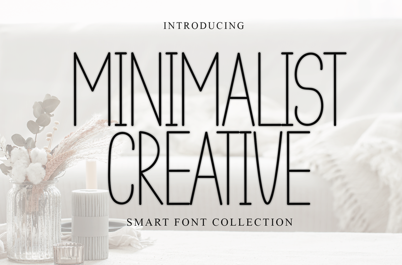 Minimalist Creative Font