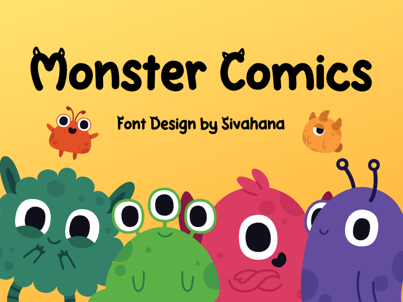 Monster Comics Font