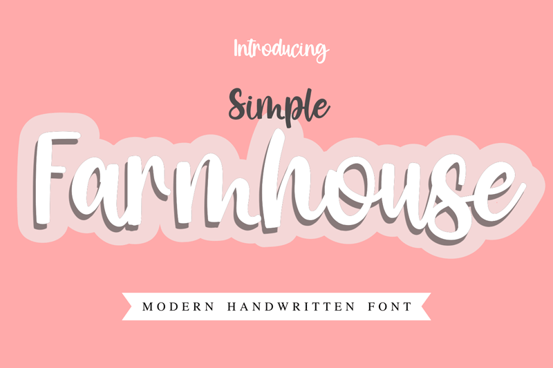 Simple Farmhouse Font