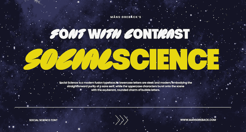 Social Science Font