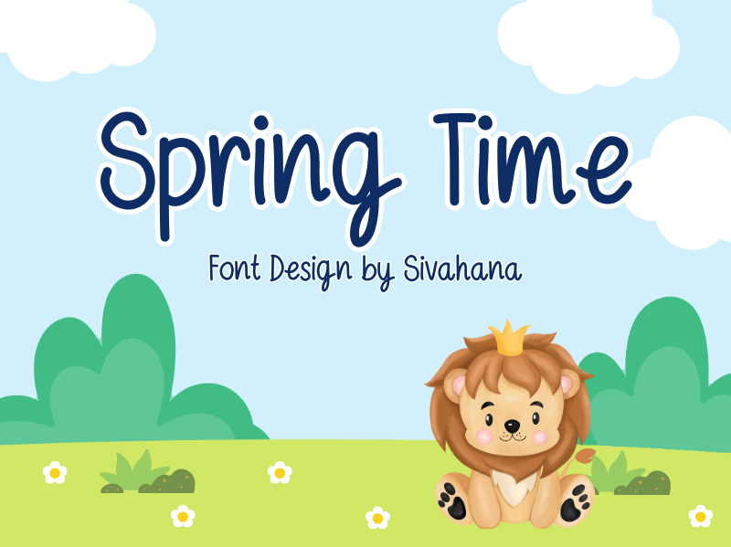 Spring Time Font