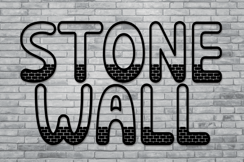 Stone Wall Font