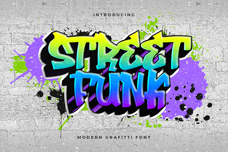 Streetfunk Graffiti Font