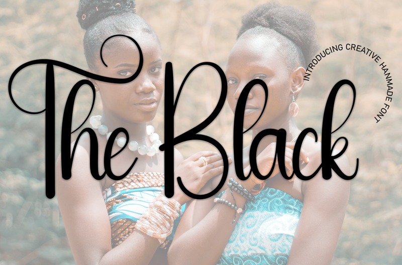 The Black Font