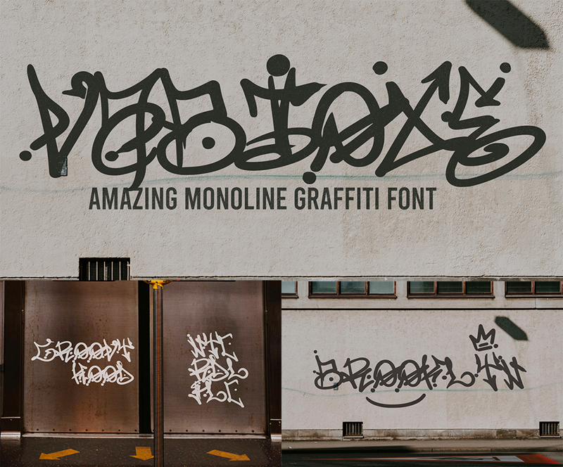 Vabioxe Graffiti Font