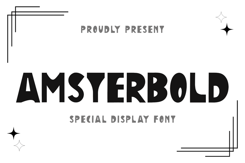 Amsterbold Font