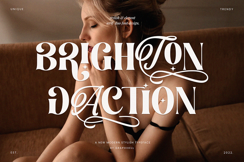 Brighton Daction Font