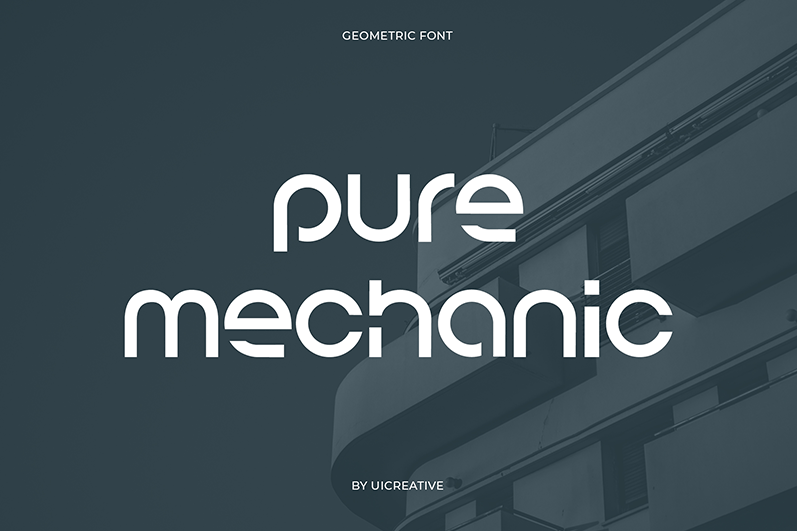 Pure Mechanic Font