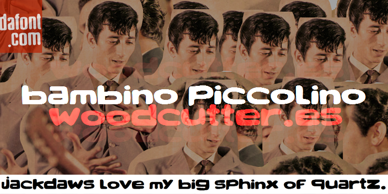 Bambino Piccolino Font