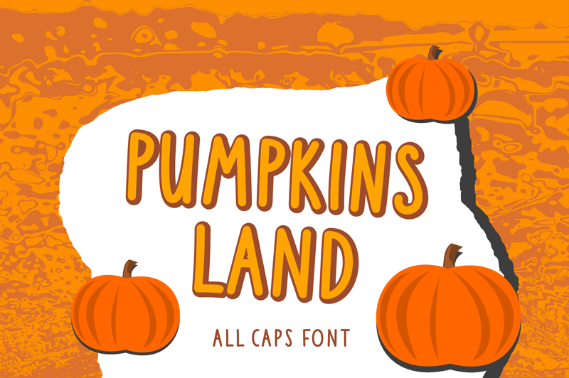 Pumpkins Land Font